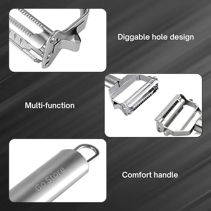 QuickSlice™ – 3-in-1 Stainless Peeler - Image 12