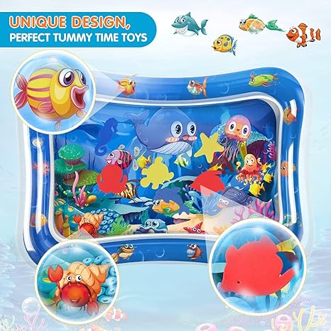 AquaBloom™ | Baby Tummy Time Water Play Mat - Image 2