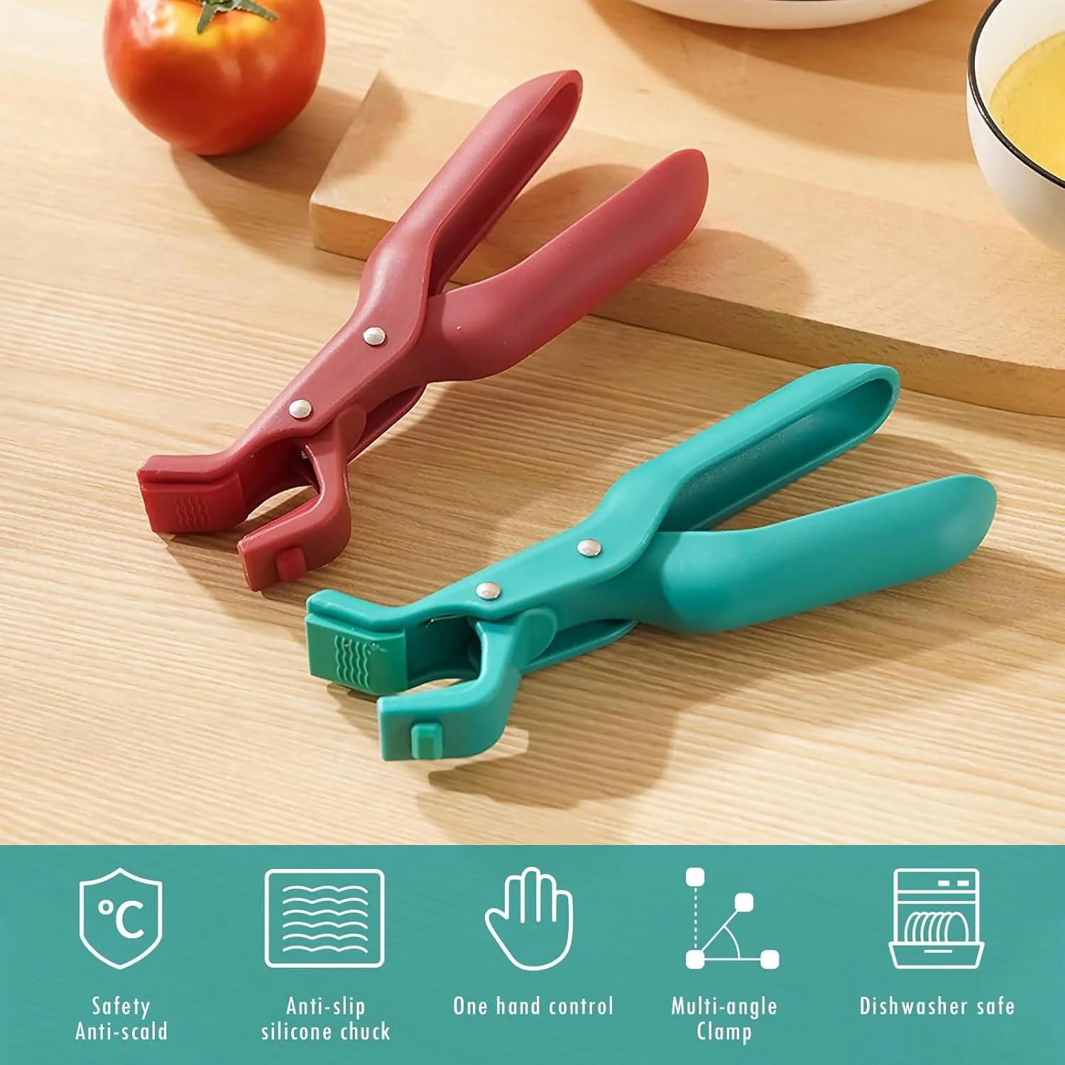 Burn-Free Utensils Holder | Anti-Heat & Anti Slip Kitchen Clip - Image 5