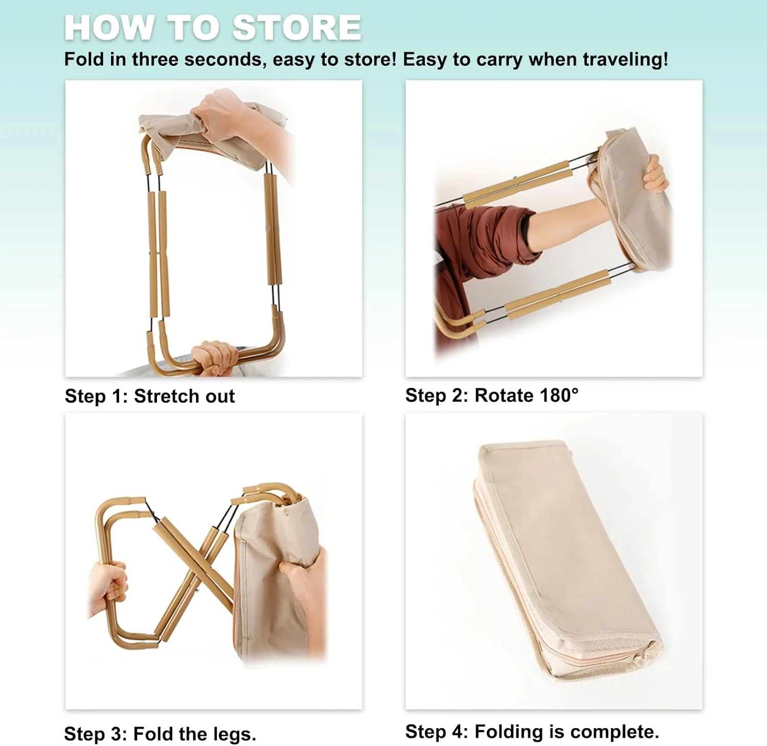 Camping Stool – Portable Folding Chair - Image 4