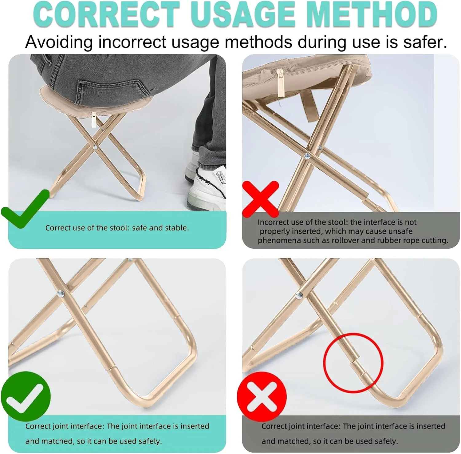 Camping Stool – Portable Folding Chair - Image 5