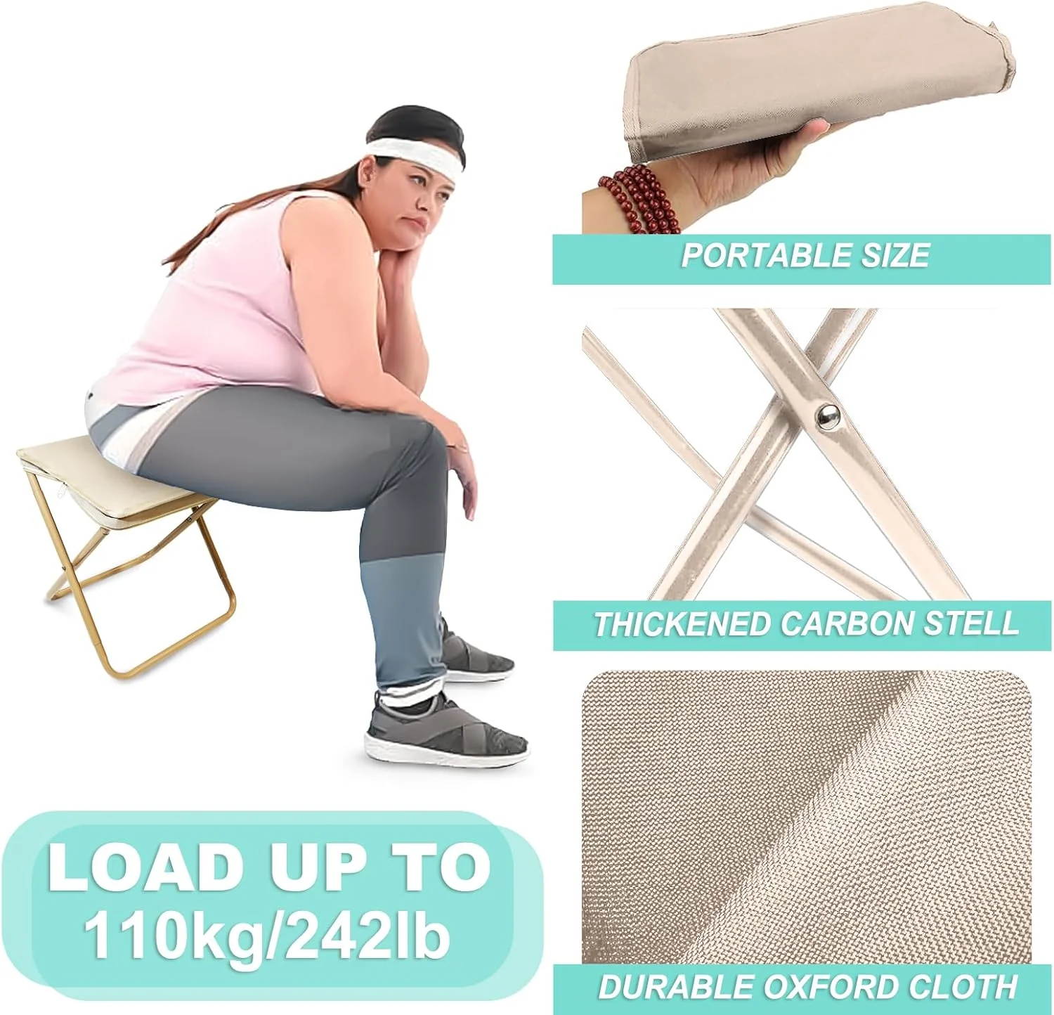 Camping Stool – Portable Folding Chair - Image 8