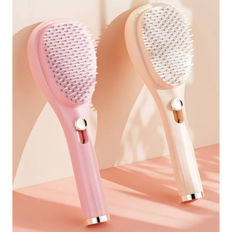 Self-Cleaning Hairbrush and Built-In Scalp Massager - Image 5