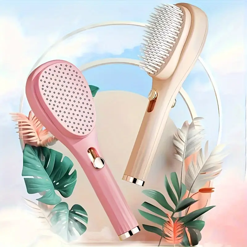 Self-Cleaning Hairbrush and Built-In Scalp Massager - Image 8