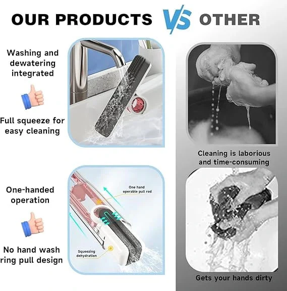 EasyMop™ – 2-in-1 Cleaning Mop | Mess-Free Cleaning | Compact & Fast-Drying | One-Press Squeeze Mop - Image 10