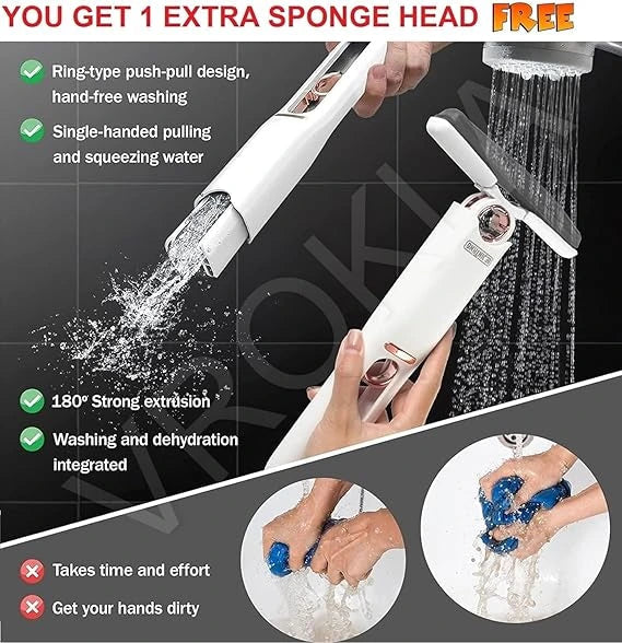 EasyMop™ – 2-in-1 Cleaning Mop | Mess-Free Cleaning | Compact & Fast-Drying | One-Press Squeeze Mop - Image 12