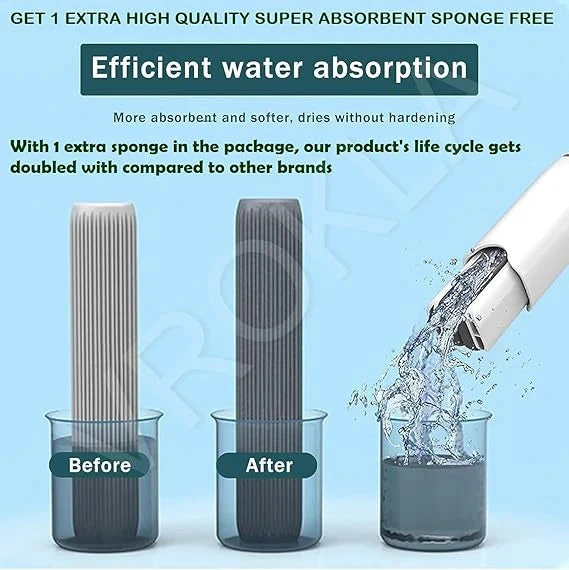 EasyMop™ – 2-in-1 Cleaning Mop | Mess-Free Cleaning | Compact & Fast-Drying | One-Press Squeeze Mop - Image 7