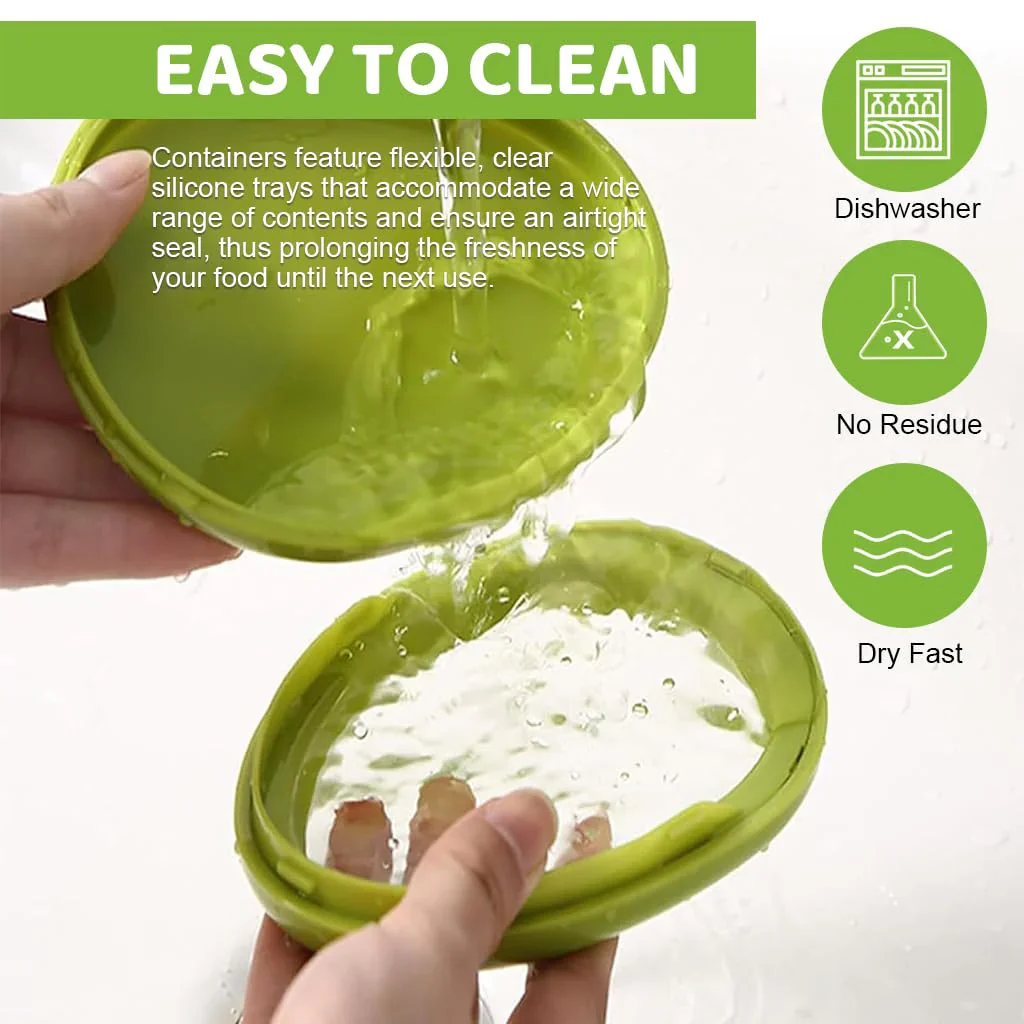 FreshMate™ – Reusable Silicone Food Saver Set | Seal, Store & Save — Without the Waste - Image 6