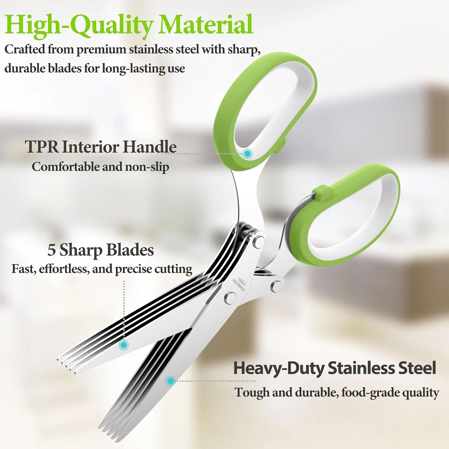 GarnishPro™ | The 5-Blade Precision Herb Cutter - Image 6