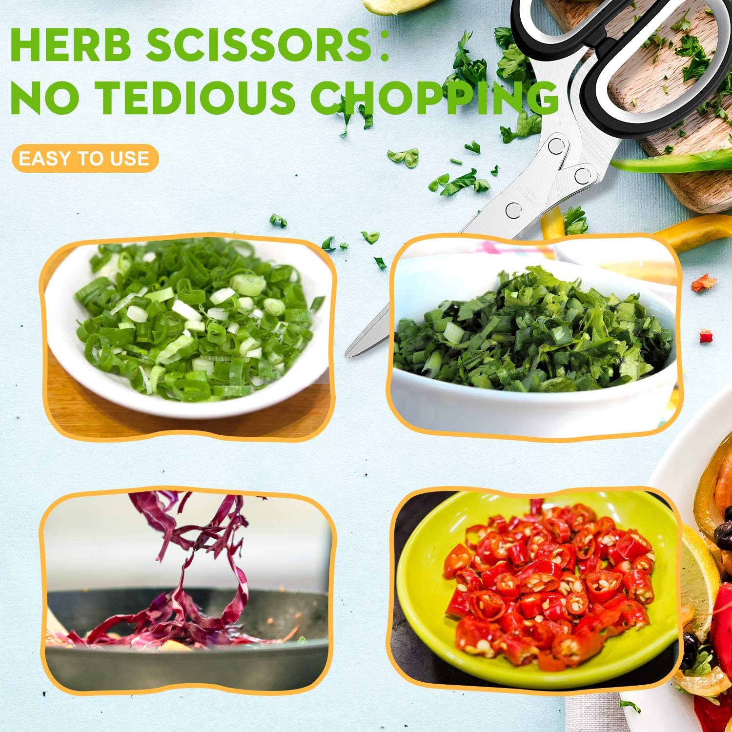 GarnishPro™ | The 5-Blade Precision Herb Cutter - Image 7