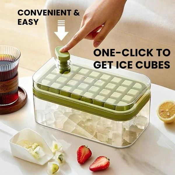 IcePop™ -  Dual-Layer Ice Tray with Scoop | Instant Demolding | Stackable & Spill-Proof - Image 3