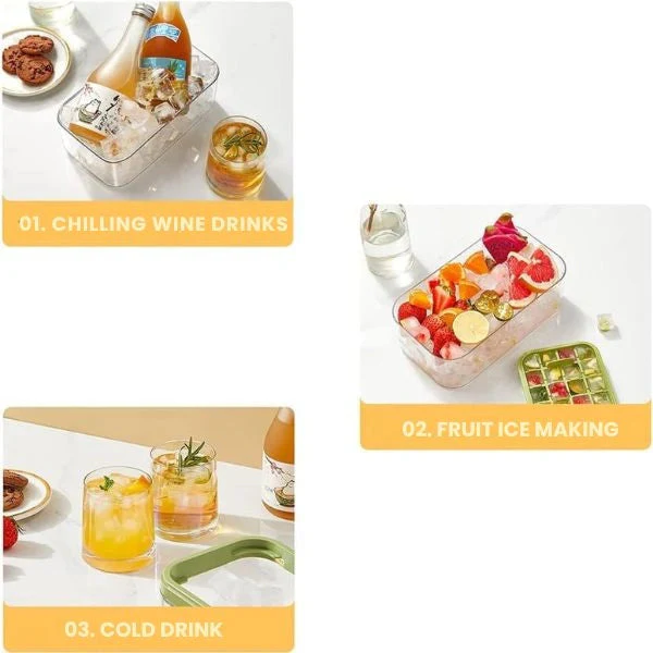 IcePop™ -  Dual-Layer Ice Tray with Scoop | Instant Demolding | Stackable & Spill-Proof - Image 7