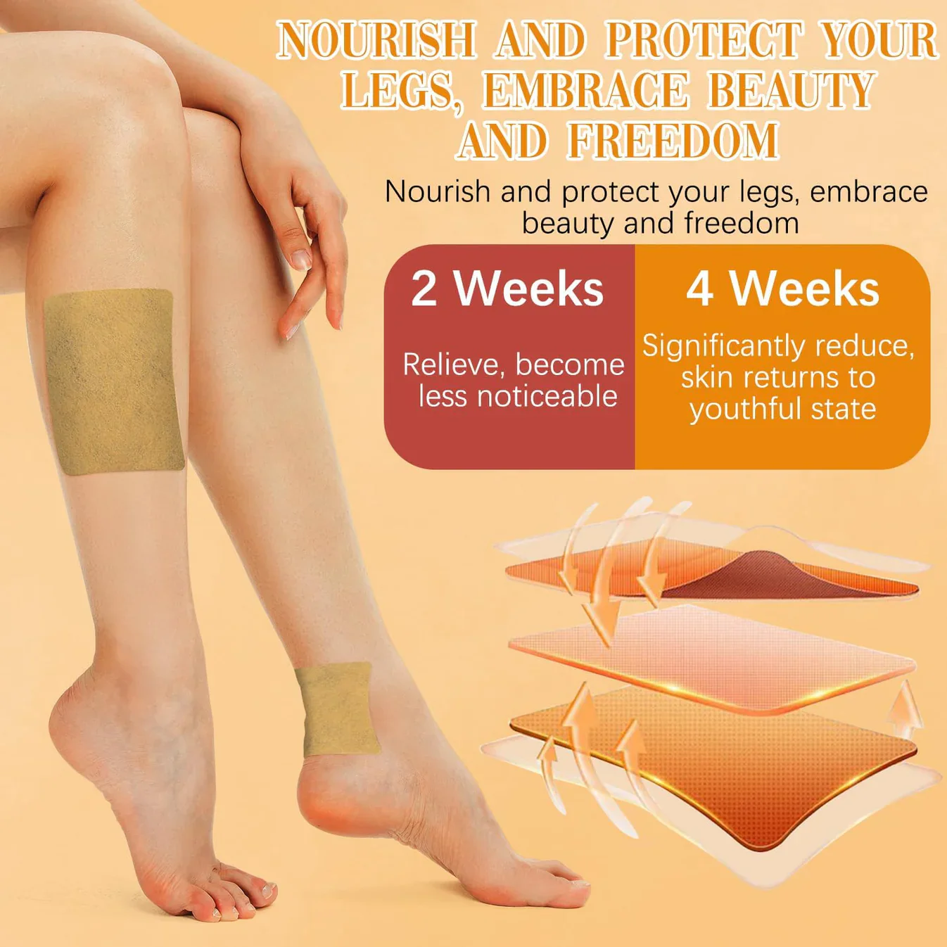 Kenko™ Spider & Varicose Vein Patches | Natural Herbal Therapy for Swelling, Fatigue & Vein Health - Image 3