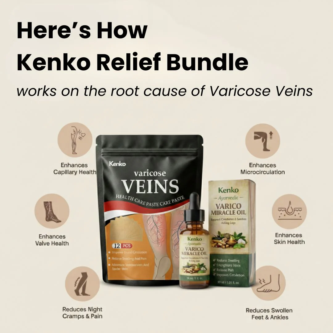Kenko™ Spider & Varicose Vein Patches | Natural Herbal Therapy for Vein Health - Image 2