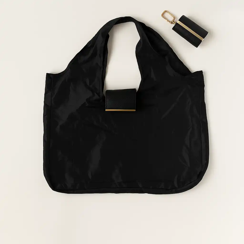 LuxeFold Tote Bag | Keychain to Spacious Bag in Seconds - Image 2