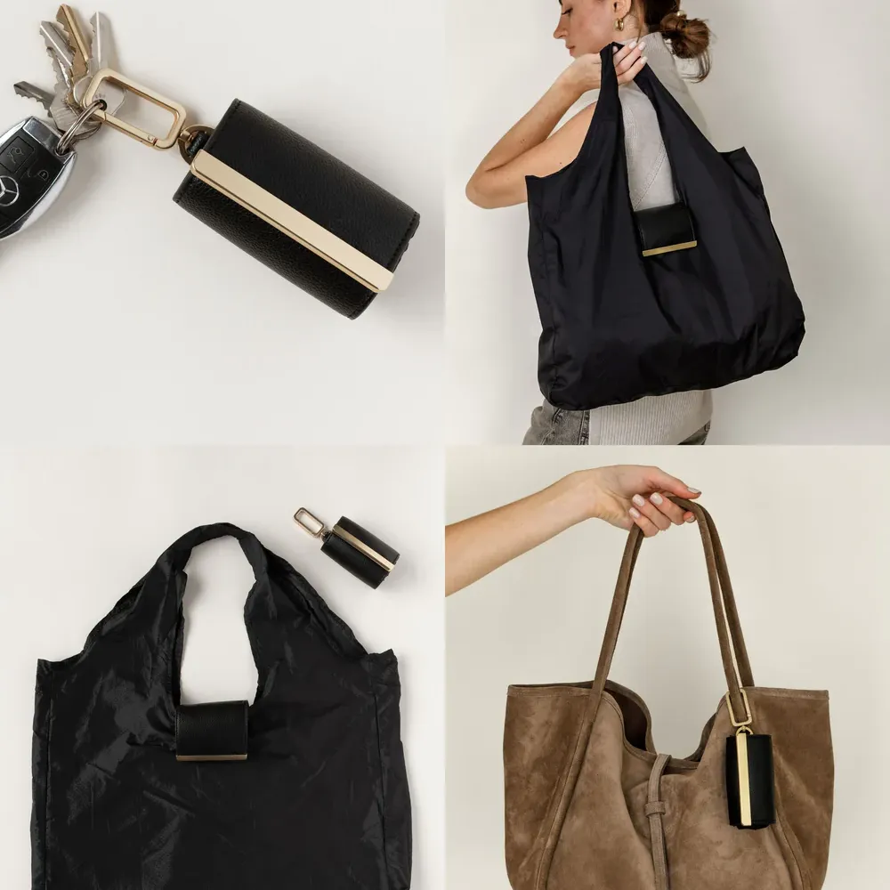 LuxeFold Tote Bag | Keychain to Spacious Bag in Seconds - Image 4