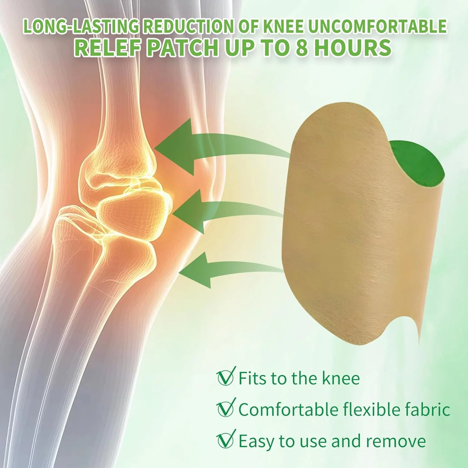 OrthoVeda™ | Herbal Knee Patches | Long-Lasting Relief for Knee Pain & Stiffness - Image 6