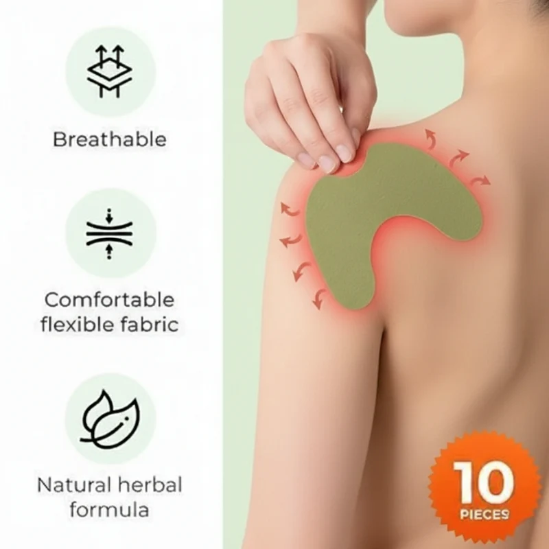 OrthoVeda™ Herbal Shoulder Pain Relief Patches – Fast, Natural Relief for Nerve Pain & Shoulder & Neck Discomfort - Image 14