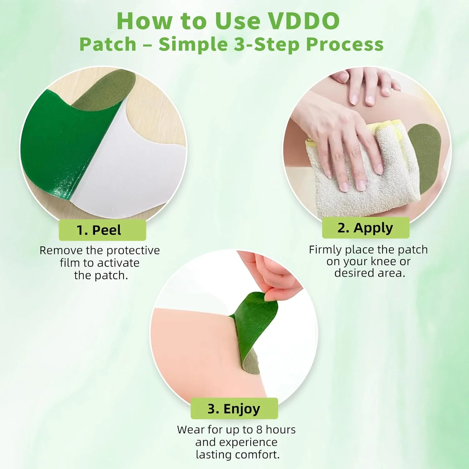 OrthoVeda™ | Herbal Knee Patches | Long-Lasting Relief for Knee Pain & Stiffness - Image 5