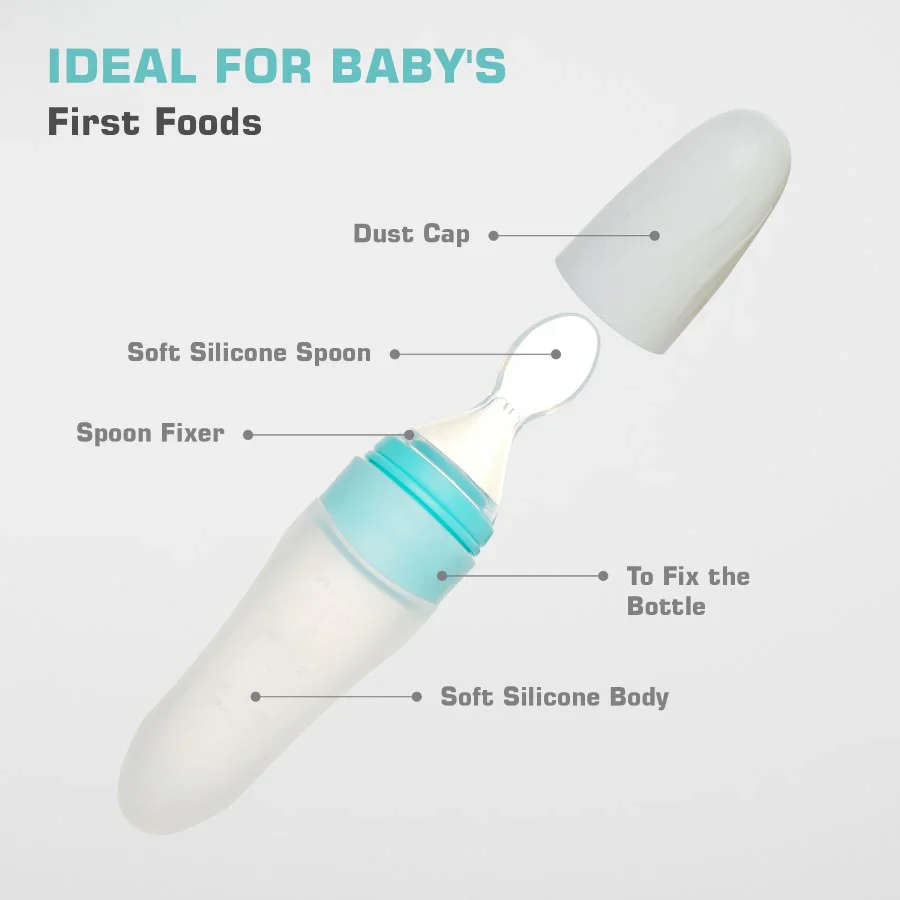 QuickFeed™ | Silicone Feeding Bottle Spoon - Image 2