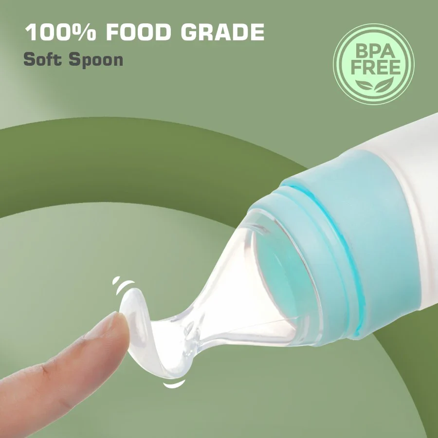 QuickFeed™ | Silicone Feeding Bottle Spoon - Image 3