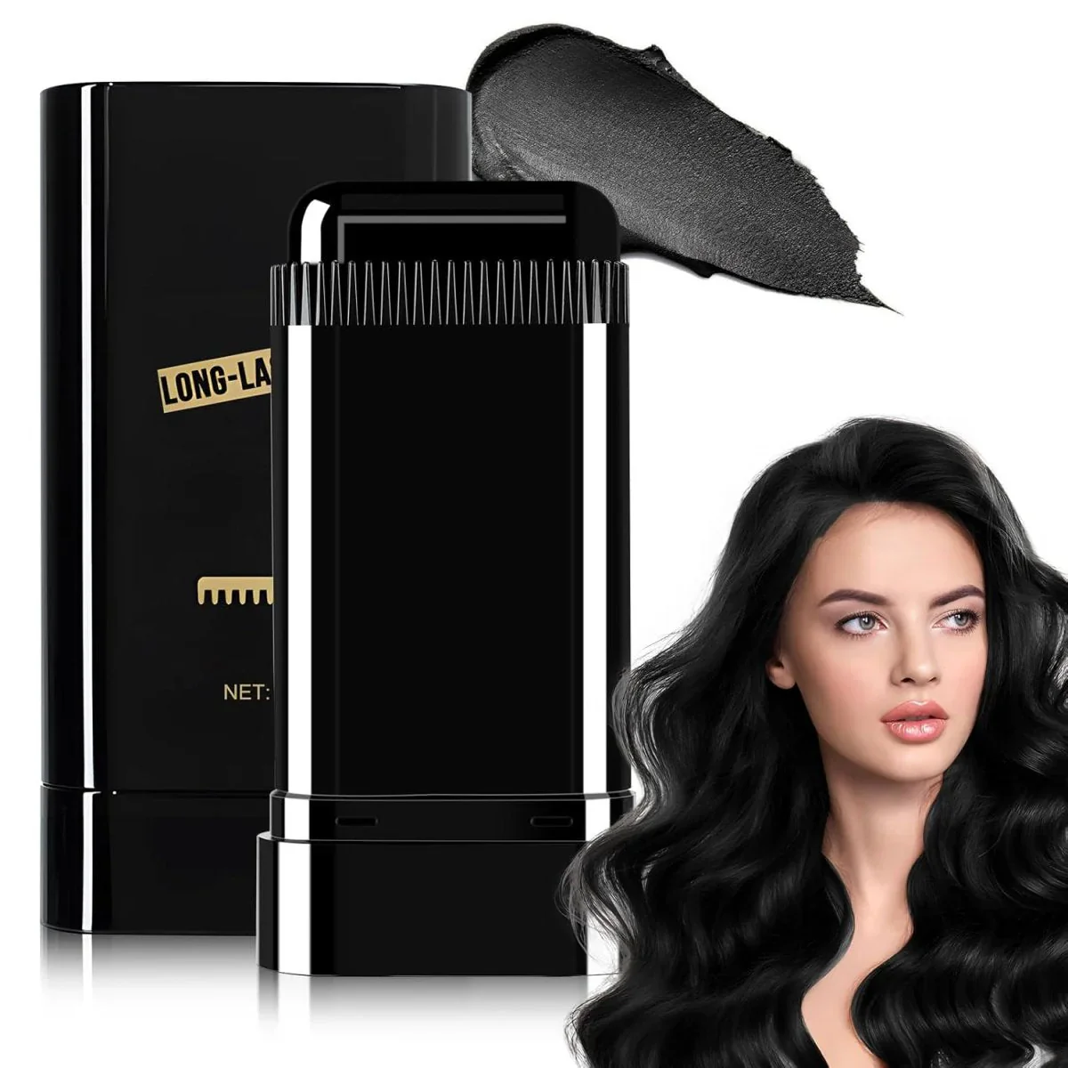 RootFix™ | Instant Hair Dye Stick | Naturally Covers Grey Roots in Seconds - Image 2