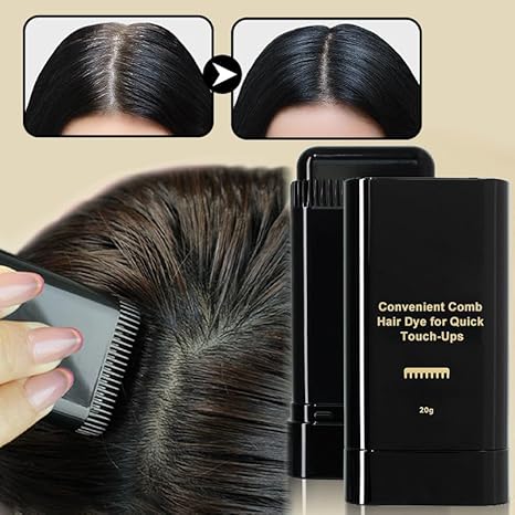 RootFix™ | Instant Hair Dye Stick | Naturally Covers Grey Roots in Seconds - Image 4