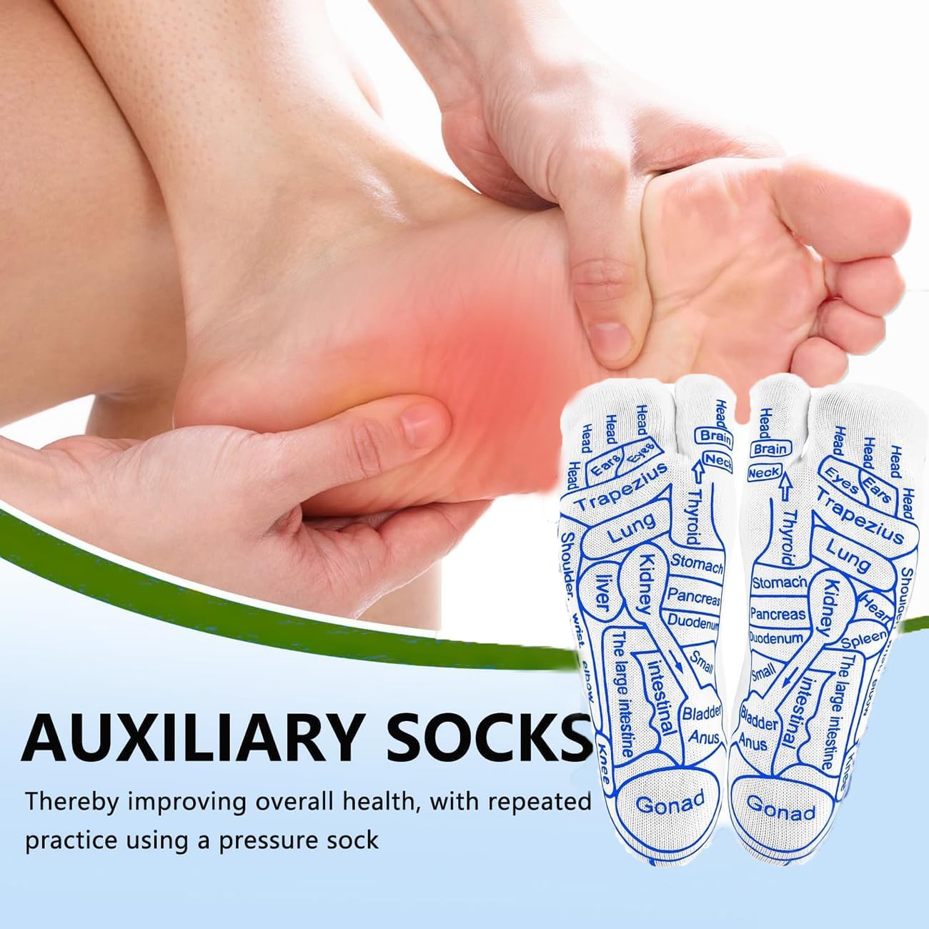 SoleMap™ – Reflexology Socks + Acupoint Massage Pen | Full Body Relief at Your Fingertips - Image 5