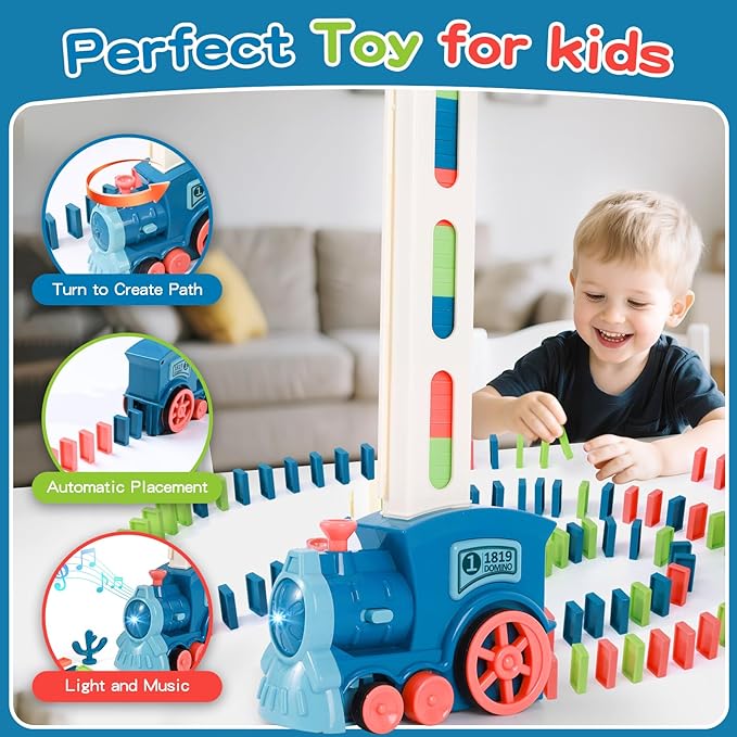 TrailCraft™ | Train Toy Domino Set For Kids - Image 4