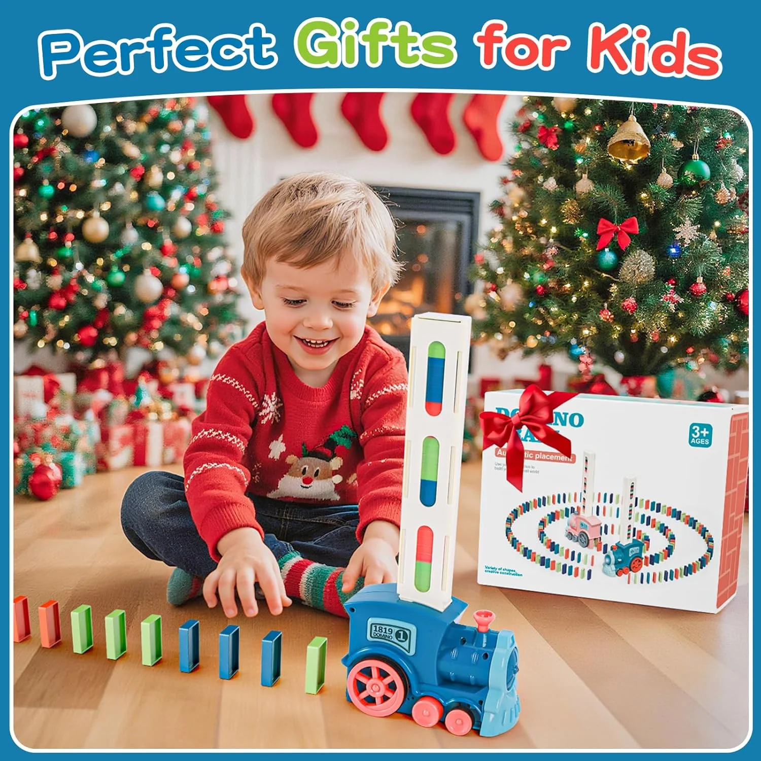 TrailCraft™ | Train Toy Domino Set For Kids - Image 6