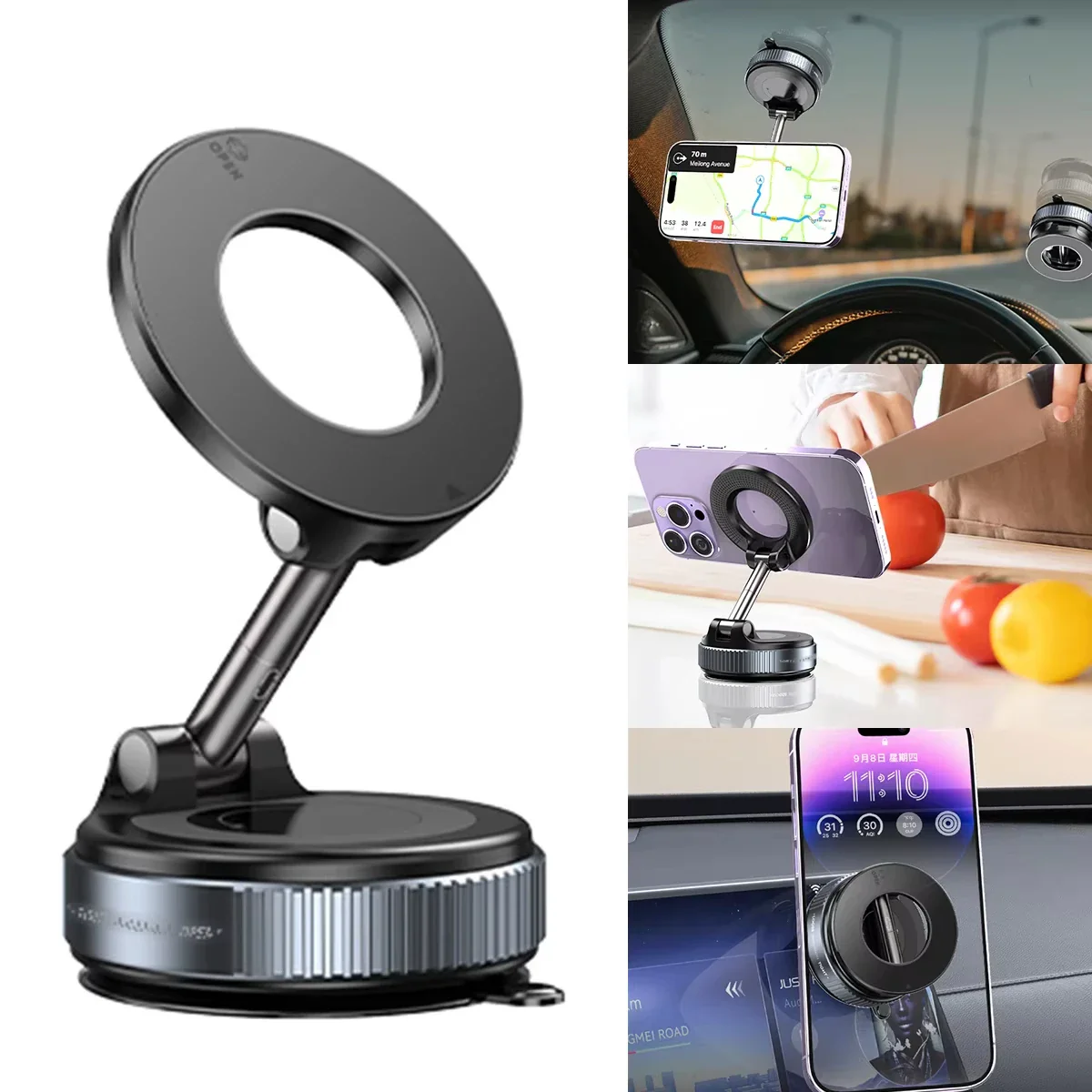 360° Vacuum Magnetic Phone Holder - Image 7
