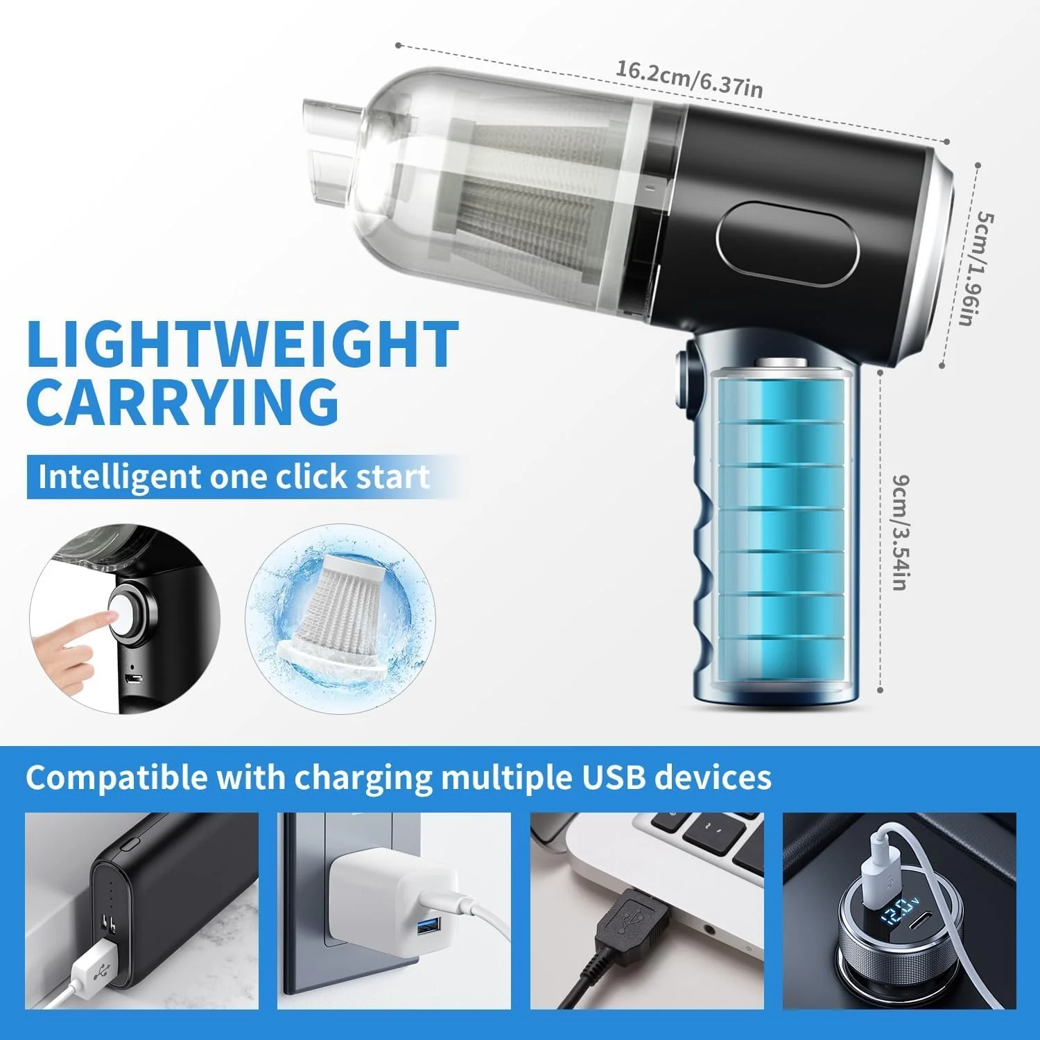 TurboClean™ | The 3In1 Cordless Handheld Vacuum Cleaner - Image 3