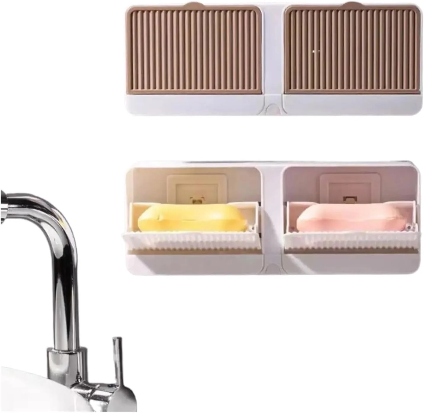 SoapSmart™ DualShield Holder | Keep Soap Clean, Dry, & Always Ready - Image 2
