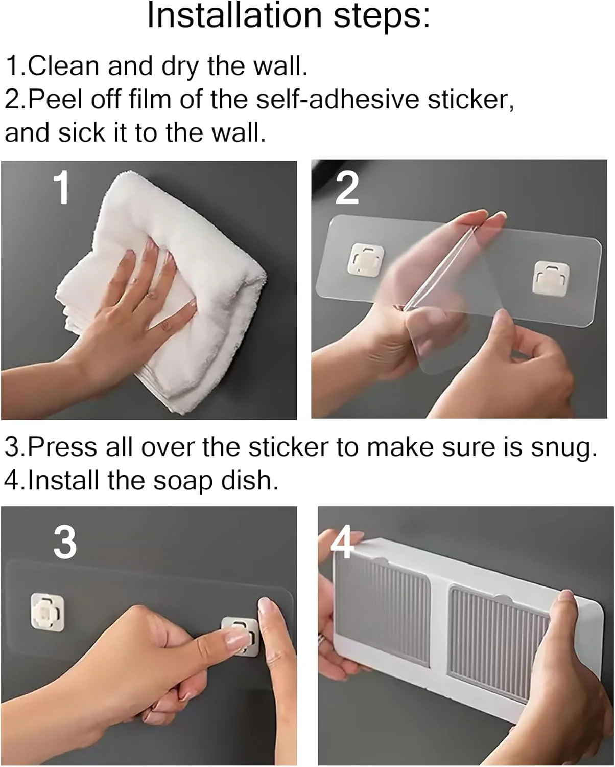 SoapSmart™ DualShield Holder | Keep Soap Clean, Dry, & Always Ready - Image 4